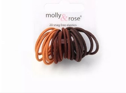 Picture of £1.00 MOLLY ROSE MINI ELASTICS BROWNS