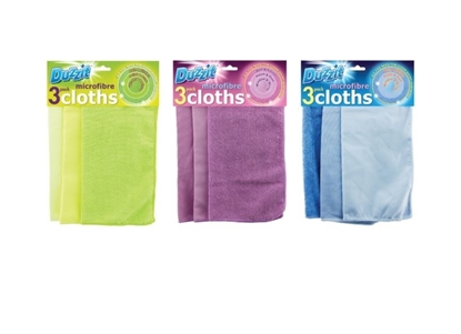 Picture of £1.00 MICROFIBRE CLOTHS x 3 GENERAL
