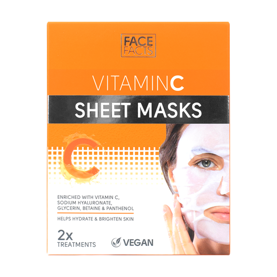 Picture of £1.75 VITAMIN C SHEET MASKS 2 x 20ml