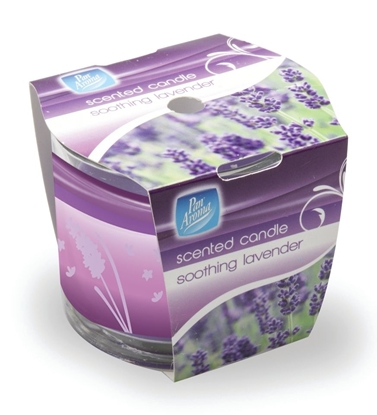 Picture of £1.49 LAVENDER GARDEN COTTON CANDLE