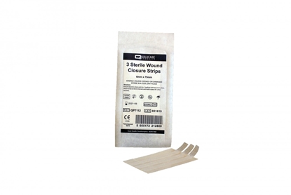Picture of £0.49 QUALICARE 3 WOUND STRIPS 6mm x75mm