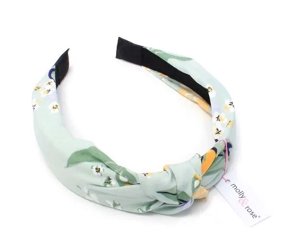 Picture of £2.99 FLORAL KNOTTED ALICE BAND 3cm