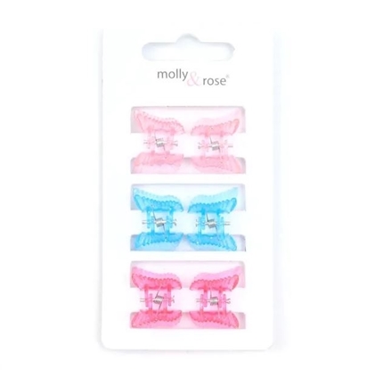 Picture of £1.00 BUTTERFLY MINI HAIR CLAMPS x 6