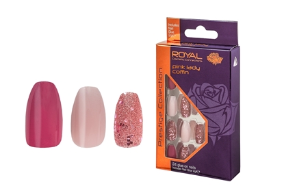 Picture of £2.99 ROYAL PINK LADY PRESTIGE NAILS