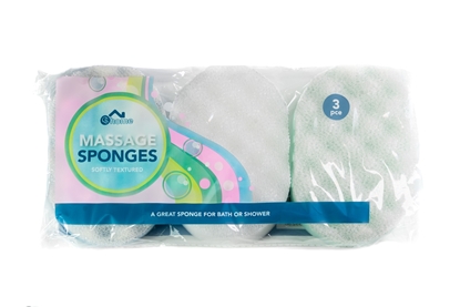 Picture of £1.25 MASSAGE SPONGES TRIPLE PACK