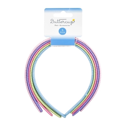 Picture of £1.29 BUTTERCUP 5 ALICE BANDS
