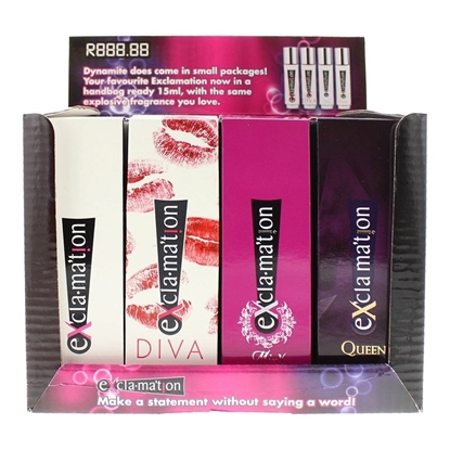 Picture of £2.99 EXCLAMATION 15ml FRAGRANCES (12)