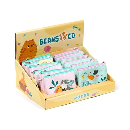 Picture of £2.99 BEANS & Co CAT PURSES (12)