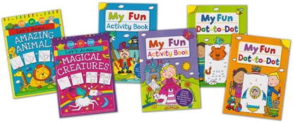 Picture of £1.00 JUMBO ACTIVITY BOOKS 6 ASST