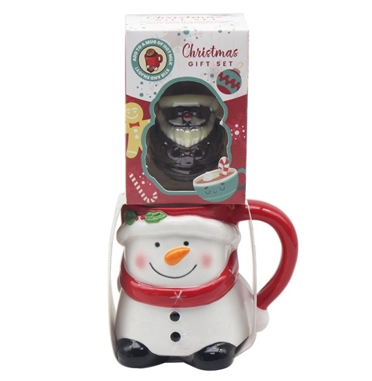 Picture of £9.99 SNOWMAN MUG & CHOC BOMB