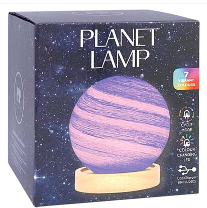 Picture of £11.99 COSMIC PLANET LAMP DARK BLUE