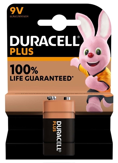 Picture of £3.49 DURACELL BATTERIES 9V POWER PLUS