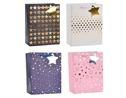 Picture of £1.29 STARS LARGE GIFT BAGS 4 ASSORTED