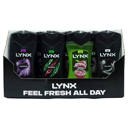 Picture of £2.00 LYNX SHOWER GELS ASSOTF UNIT (24)