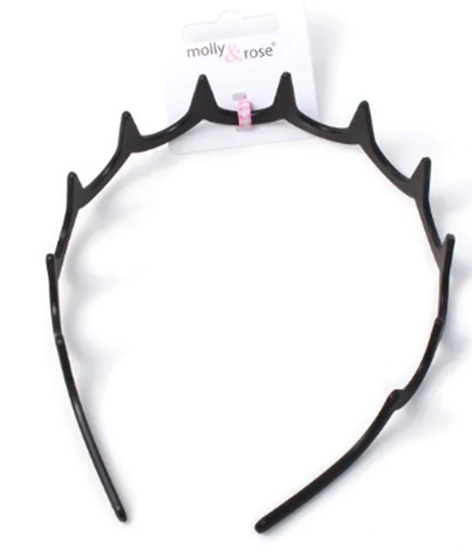 Picture of £1.29 MOLLY ROSE BLK SHARKS TOOTH ALICE