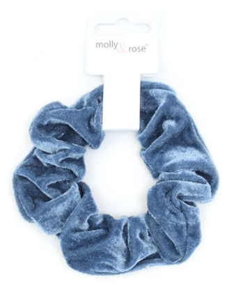 Picture of £1.29 VELVET SCRUNCHIES ASST 10cm