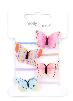 Picture of £1.29 BUTTERFLY MOTIF ELASTICS x 4