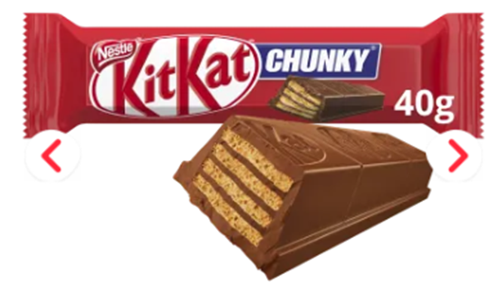 Picture of £0.89 KITKAT CHUNKY CHOCOLATE BAR 40g