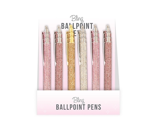 Picture of £1.50 BLING BALLPOINT PENS (24)