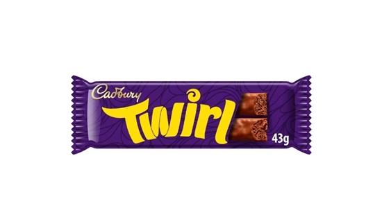 Picture of £0.99 CADBURYS TWIRL CHOCOLATE BARS 43g