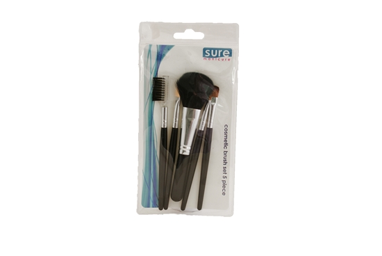 Picture of £1.99 SURE 5 PIECE COSMETIC BRUSHES SET