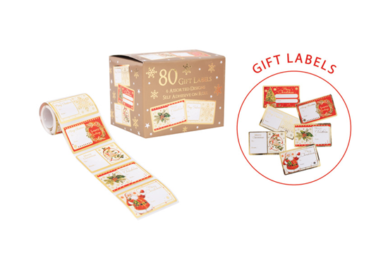Picture of £1.49 CHRISTMAS GIFT LABELS 80 TRADITION