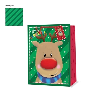 Picture of £1.00 RUDOLPH GIFT BAG LARGE