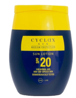 Picture of £1.50 CYCLAX FACTOR 20 LOTION 100ml