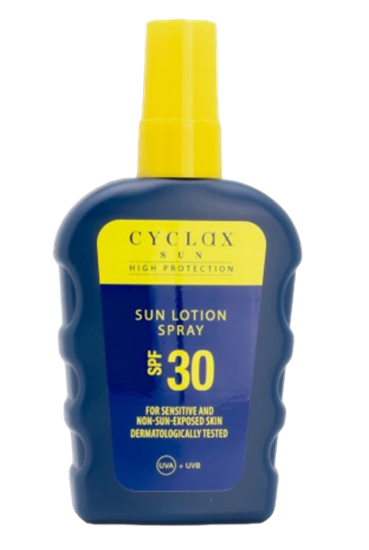 Picture of £1.50 CYCLAX FACTOR 30 SPRAY 100ml
